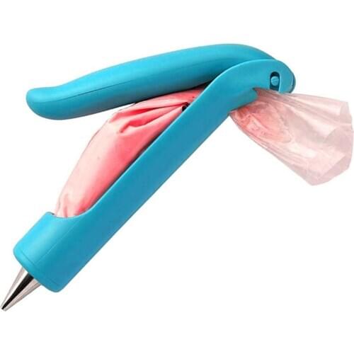 Household Soft Porcelain Cake Cookie Baking Decor Pen Decorator Kitchen Tool Set Silicone Pastry Bag Syringes Nozzle