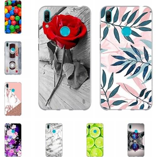 Case for Huawei Y7 2019 Thin Soft TPU Back Cover for Huawei Y7 Prime 2019 Enjoy 9 Case Cover for Coque Huawei Y7 Pro 2019 Fundas