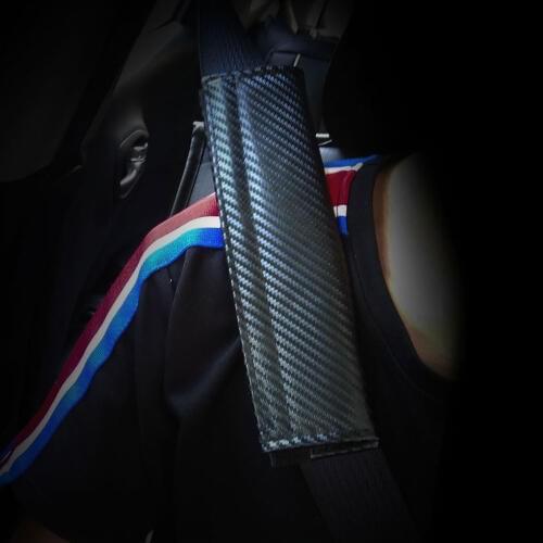 Color My Life Car Styling Seat Belt Cover Safety Shoulder Padding Car Soft Strap Protection Pad Cover Safety Belt Car-Cover