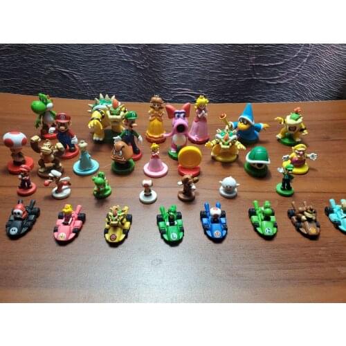 Hasbro Nintendo games SuperMarios Brothers Chess Collectors Edition Luigi Peach Mushroom Koopa PVC Figures Model Toys