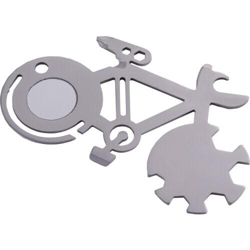 A238 Wrench Screwdriver Combination Bicycle Multifunctional Tool Card Portable Multipurpose EDC Keychain Tool Card