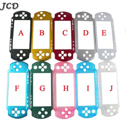 JCD 10Colors Shell Case Housing Front Faceplate Case Cover For PSP 3000 Console PSP3000 Shell Replacement Case For PSP Console