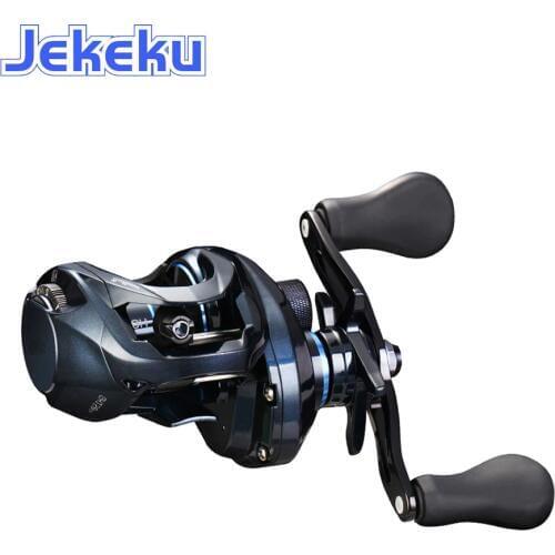 JEKEKU 2020 NEW Longcast Baitcasting Fishing Reel 6kg Magnetic Brake System NMB 10+1BB 7.2:1 Fishing Coil Light 200g GH150