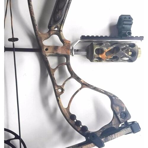 25.4 mm / 30 mm Ring Scope Tube Flashlight Laser 20 mm Weaver Picatinny Rail Mount Adapter For Compound Recurve bow Hunting