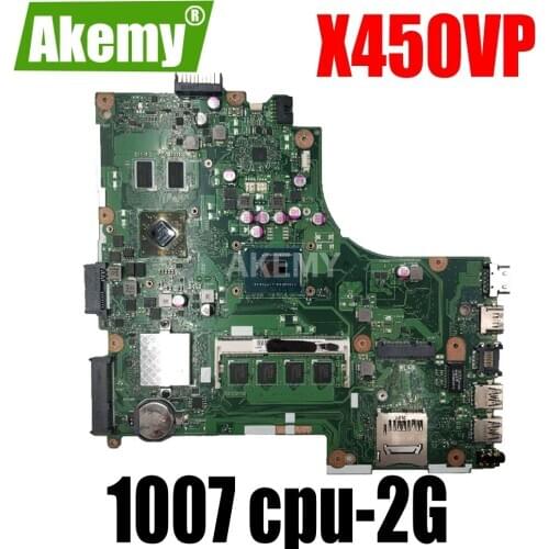 For Asus X450VP-1007 cpu-2G A450V Y481C X452C D452C X450VP X450CC K450C Notebook notebook motherboard mainboard