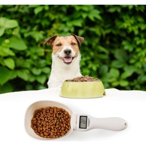 Weighing Measure Spoon Dog Food Scale Cat Feeding General Electronic Bowl Spoon LCD Display Measuring Meter Pet Supplies