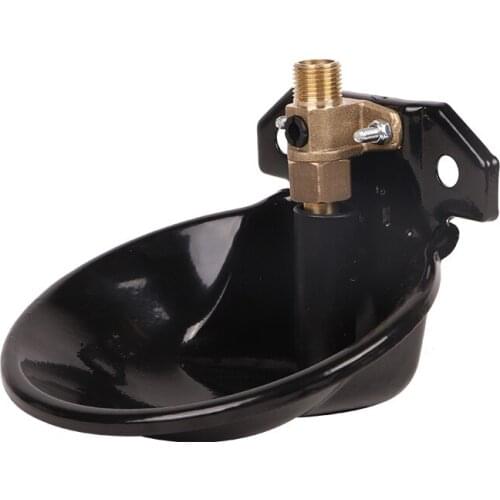 Metal Automatic Waterer Bowl Goats Waterer Sheep Drinking Water Bowl Steel Water Bowl Dispenser for Sheep Goats Piglet Dog