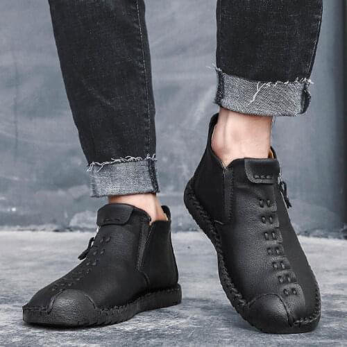 Mens Slip-Ons Footwear Sneakers For Men 2021 High Quality Korean Mens Casual Sneakers 2021 Working Shoes Military Tennis Thick