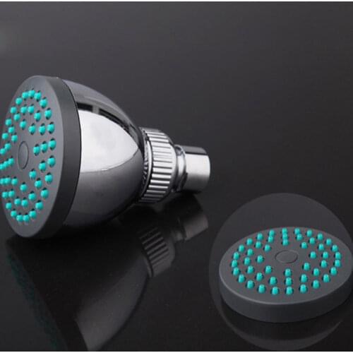 Shower Head ABS Chrome Handheld Water Saving Rround Shower Faucet Head Universal Bathroom SPA Shower head