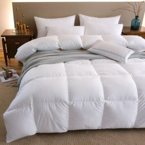 95 % White Goose/Duck Down Duvets Quilt Thickening Winter Comforters 100% Cotton Spring Autumn quilts Core King Queen Twin Size