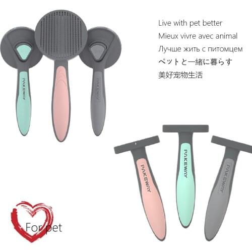 Pet Hair Deshedding Comb Dog Cat Brush Grooming Tool Removal Comb For Dogs Cats Remover shedding Combs Tools Detachable Fur Trim