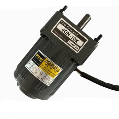 GPG 220V 25W AC Gear Motor 4RK25GN-C 4GN-7.5K 4GN-10K 4GN-12.5K 4GN-15K 4GN-18K