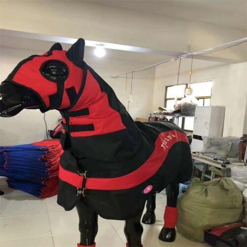 Detachable Windproof Horse-clothes horsecloth Horse Clothing Rug with head cover and leggings