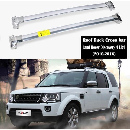 Aluminum Alloy Roof Rack For Land Rover Discovery 4 LR4 2010-2016 Rails Bar Luggage Carrier Bars top Cross bar Racks Rail Boxes