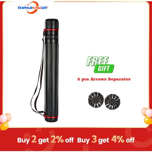 Archery Arrow Case Carrier Quiver Tube with free gift 2 EVA Foam Arrow Protection Racks Holders Hunting Accessories Outdoor