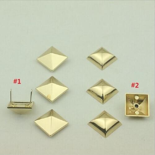 10 pieces / lot) handbag square metal rivets luggage handbag hardware accessories