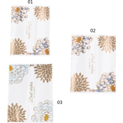 100 Pcs Frosted Chrysanthemum Pattern Moon Cake Bags Plastic Cookie Candy Bag Mid-Autumn Festival Mooncake Packaging Bag Au31 21