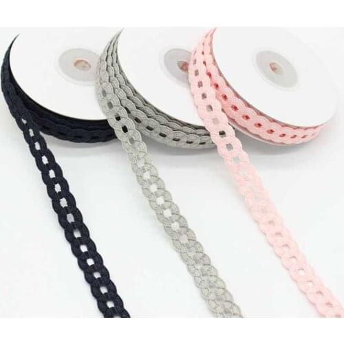 15mm Quality Soft Elastic Lace Trim Accessories Diy Sewing Garment Stretchy Lace Fabric Wholesale