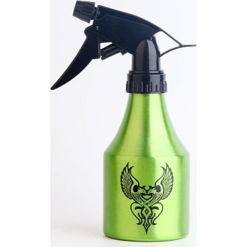 250ML Professional Aluminum Tattoo Spray Bottle Green Algae Tattoo Cleaning Squirt Spray Pigment Blue Soap Bottle Supplie
