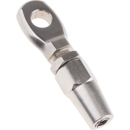 316 Marine Grade Stainless Steel Swageless Eye Terminal For 8mm Wire Rope