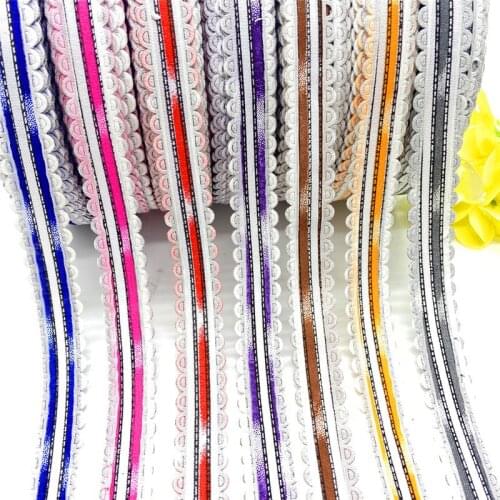 5Yards/lot 15mm Cotton Ribbon Lace Handmade Design Printed Cotton Ribbons For Wedding Christmas Decoration DIY Sewing Fabric