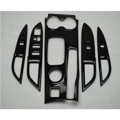 Auto interior accessories,car inner arm rest trim and gear pannel sticker for Mitsubishi Outlander 2016 2017