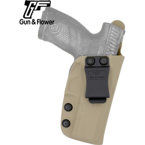 Gun&Flower CZ 75 P10C Pistol Case IWB Carry Concealed Holster Tactical Right Hand Guns Case Bag Accessories