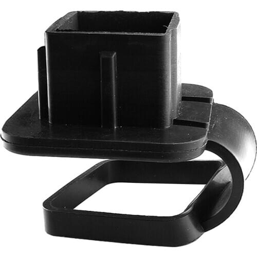 Black Rubber 2 Inch Trailer Hitch Cover Tube Cover Plug Cap Dust Protecter