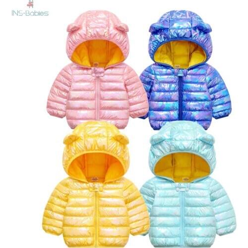 Baby Winter Coat Childrens Clothes Girls Cotton Jactet Kids Snowsuit Long-sleeved Outerwear Boy Newborns Winter Padded Clothing
