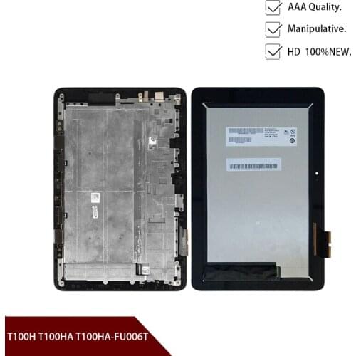 For ASUS Transformer Book T100H T100HA T100HA-FU006T LCD Display Touch Screen Assembly with Frame FP-ST101SI010AKF-01X Parts