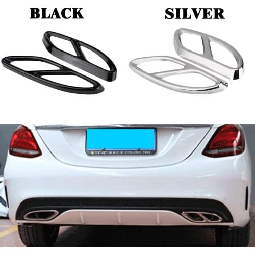 Yubao Exhaust Pipe Cover Trim for Mercedes A B C E GLC GL GLS Class W205 W213 X253 W176