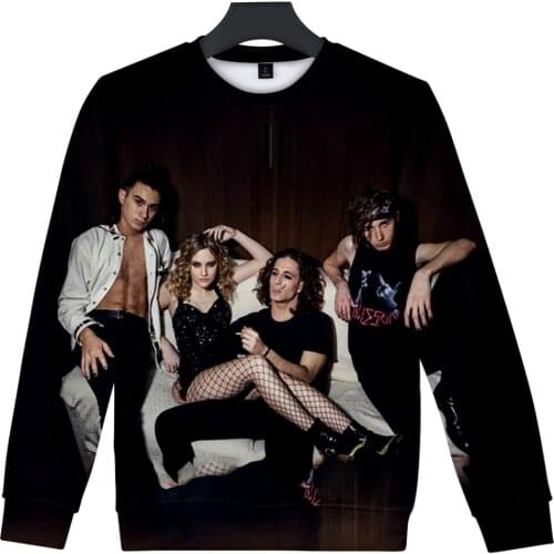 Maneskin 3D print autumn and winter Holiday passionate style Men/Women casual Kawaii Punk HIP HOP Style Round