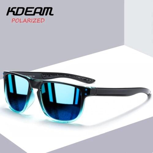 KDEAM New Fashion Polarized Sunglasses Men Women Brand Design Simple Sports Style Sun Glasses High Quality Travel Goggles C23