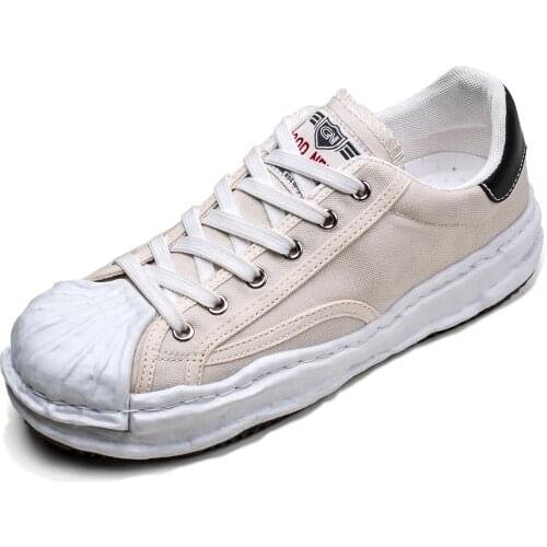 Men Canvas Shoes New Designer High Quality Low-Top Sneakers Summer Outdoor Skateboard Non-Slip Shoes Soft Insole 2021 39-44