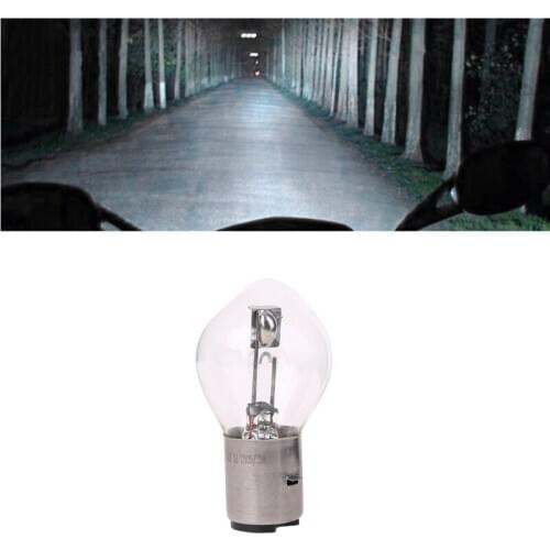 New 1 Pc Motorcycle DC 12V 35W 10A B35 BA20D Headlight Bulb Lamp For ATV Moped Scooter Glass Accessories