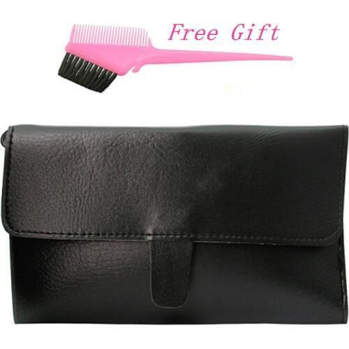 Newest Professional Leather Hair Scissor Bags Case Waist Pack Pouch Holder Hair Styling Tools Hairdressing Tools Accessories Bag