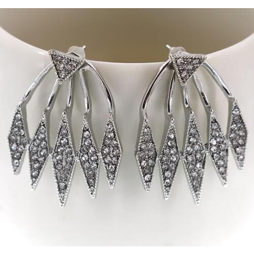 New Arrival Personality Design Crystal Earrings Women Fashion Claw Shape Earrings Charm Animal Stud Earrings for Women Jewelry