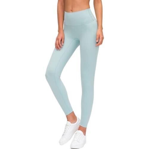 New Women Tight Leggings Girls Naked-Feel Gym Fitness Yoga pants High Waist Tummy Control Soft Seamless Running Workout trousers