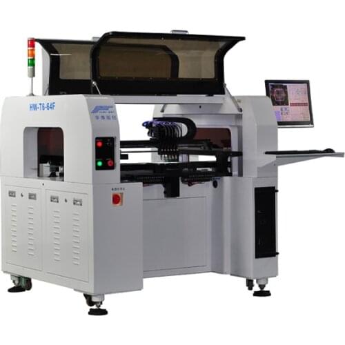 Pcb Machine Manufacture Led Assembly Machine with servo motor popular High Precision 6 Heads Pick and Place SMT Machine