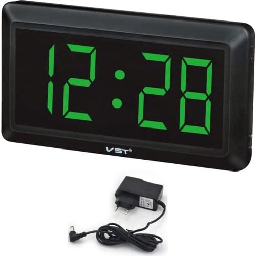 Sunlynn Extra Large Digital Clock Parents Like Led Green Number Wall Clock With Large Face Table Clock Easy To Read For Elderly