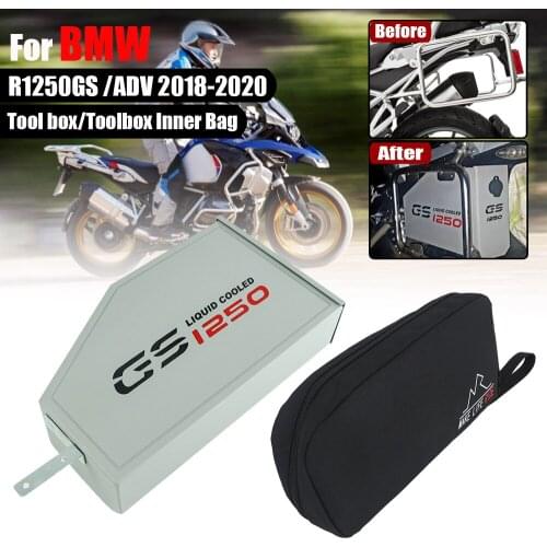 ToolBox Inner Bag For BMW R1250GS Adventure R 1250 GS R1250 LC ADV 2018-2021 Motorcycle Aluminum 5 Liters Left Side Bracket Box