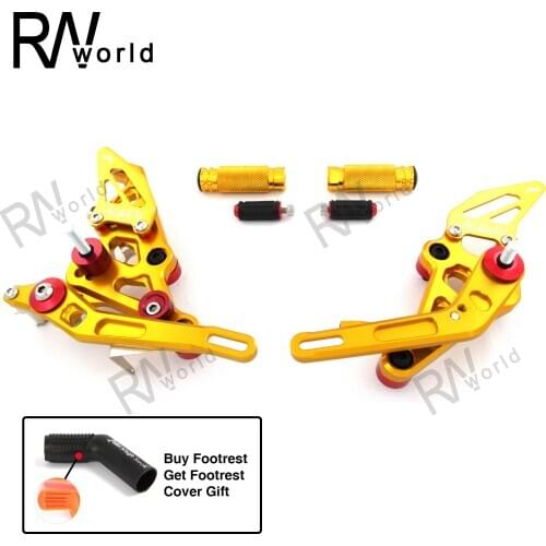 YZFR25 R3 2015-2021 Motorcycle CNC Adjustable Rearsets Footrest Foot Rest Pegs For YAMAHA YZFR3 R25 2016 2017 2018 2019 2020R-25