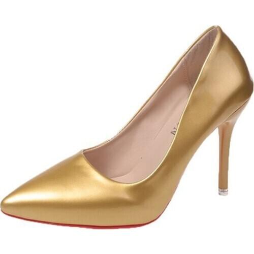 Womens shoes spring 2021 fashion simple high heels with thin heels soft soles comfortable non-slip shoes large shoes