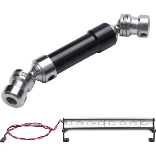1 Pcs Metal Rear Center Drive Shaft & 1 Pcs 115Mm Roof Headlights