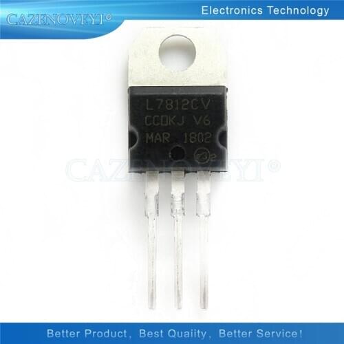 10pcs/lot L7812CV TO-220 L7812 LM7812 7812 In Stock
