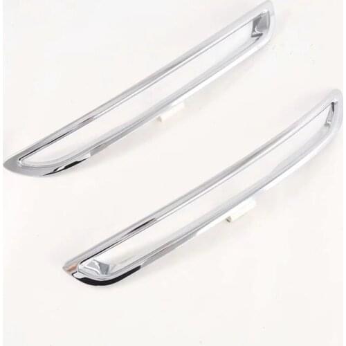 Car Styling Accessory For Mazda CX-30 CX30 2019 2020 ABS Rear Bumper Fog Light Lamp Cover Trim Decoration Molding Garnish Frame