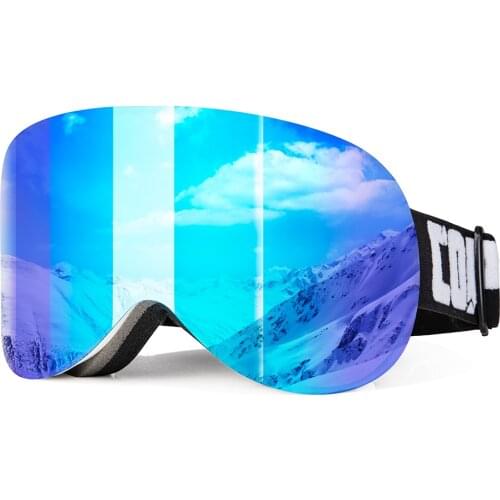 COPOZZ Ski Googles Snowboard Ski Glasses Men Women Anti-fog Cylindrical Snow Ski Goggles UV Protection Winter Sports Gafas Ski