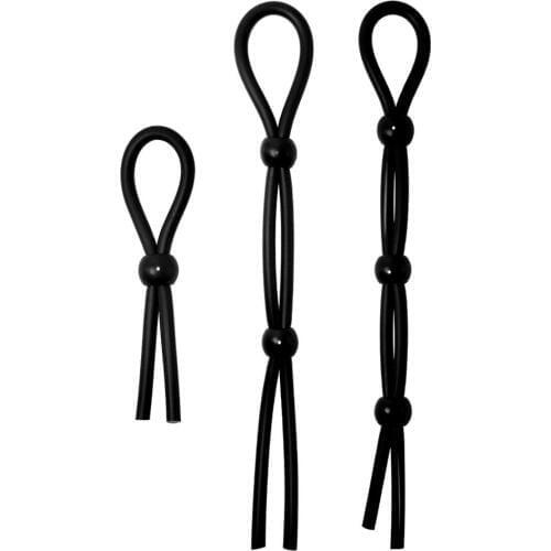 DINGYE Silicone Adjustable Penis Ring Bound Delay Premature Ejaculation Lock Rings for Men Adult Sex Toy Product