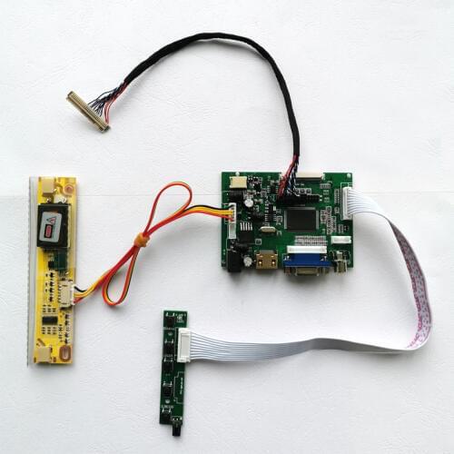 For N170C1/N170C3/N170C4 1440*900 17" 1CCFL 30pin LVDS cable 2AV VGA notebook PC LCD panel display controller board DIY kit