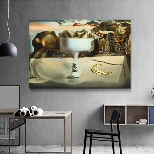 Home Decoration Wall Art Canvas Painting Retro Psychedelic Salvador Dali Pictures Nordic Style Prints Modular Poster Living Room